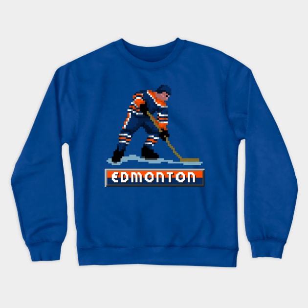 Edmonton Hockey Crewneck Sweatshirt by clarkehall